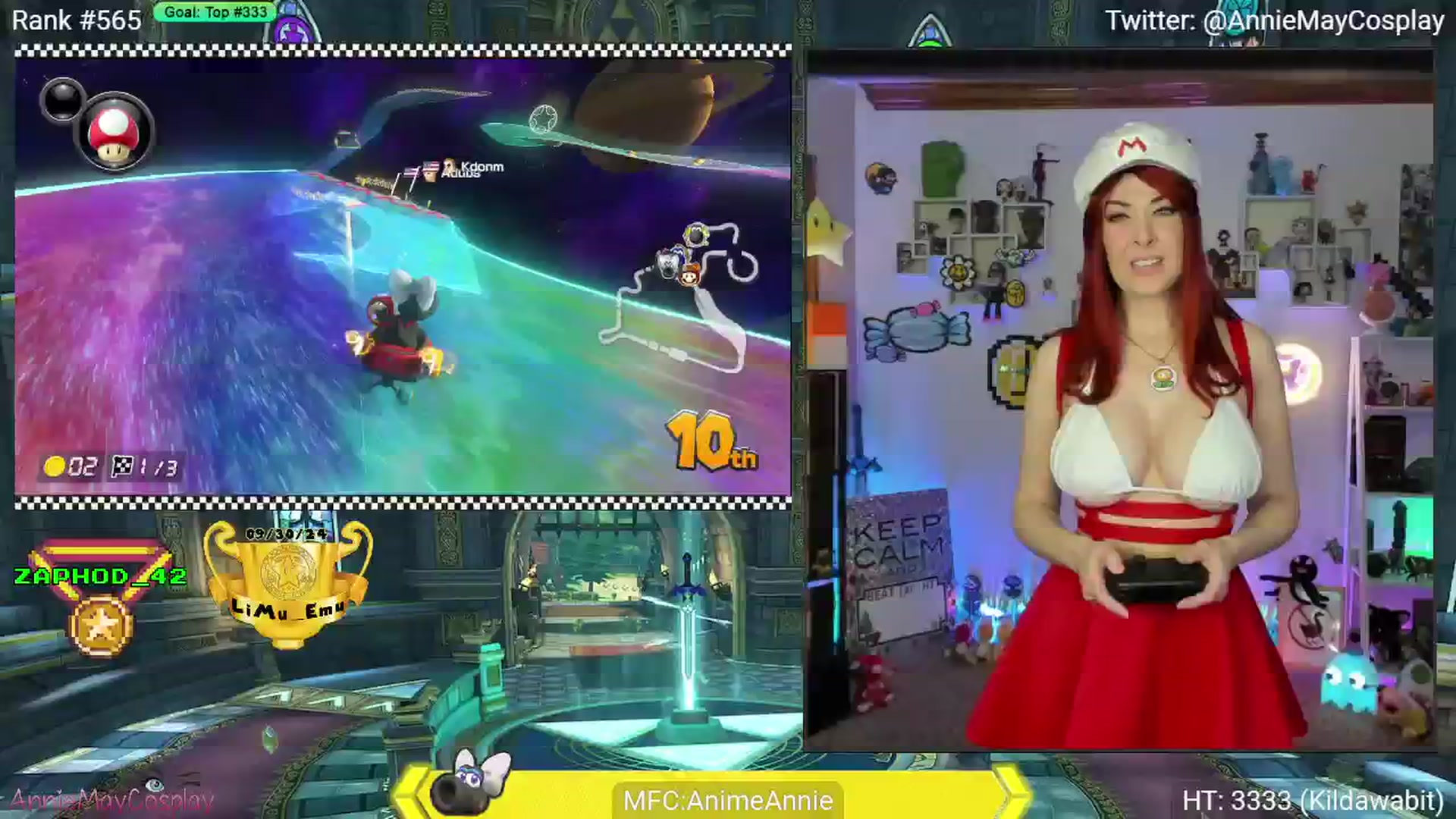 Gallery image thumbnail from AnimeAnnie's myfreecams stream on, 12/03/2024, 04:26 image 5 of 20