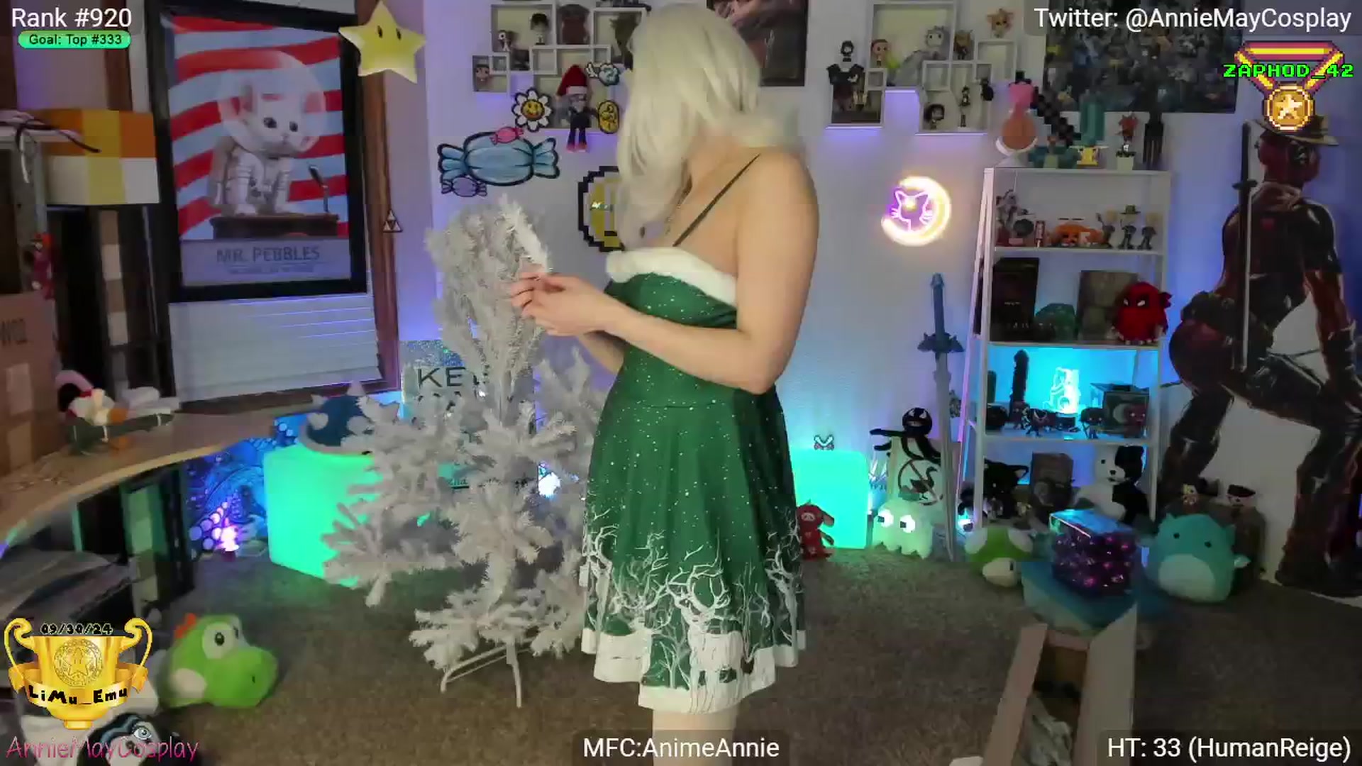 Gallery image thumbnail from AnimeAnnie's myfreecams stream on, 12/05/2024, 03:55 image 6 of 20