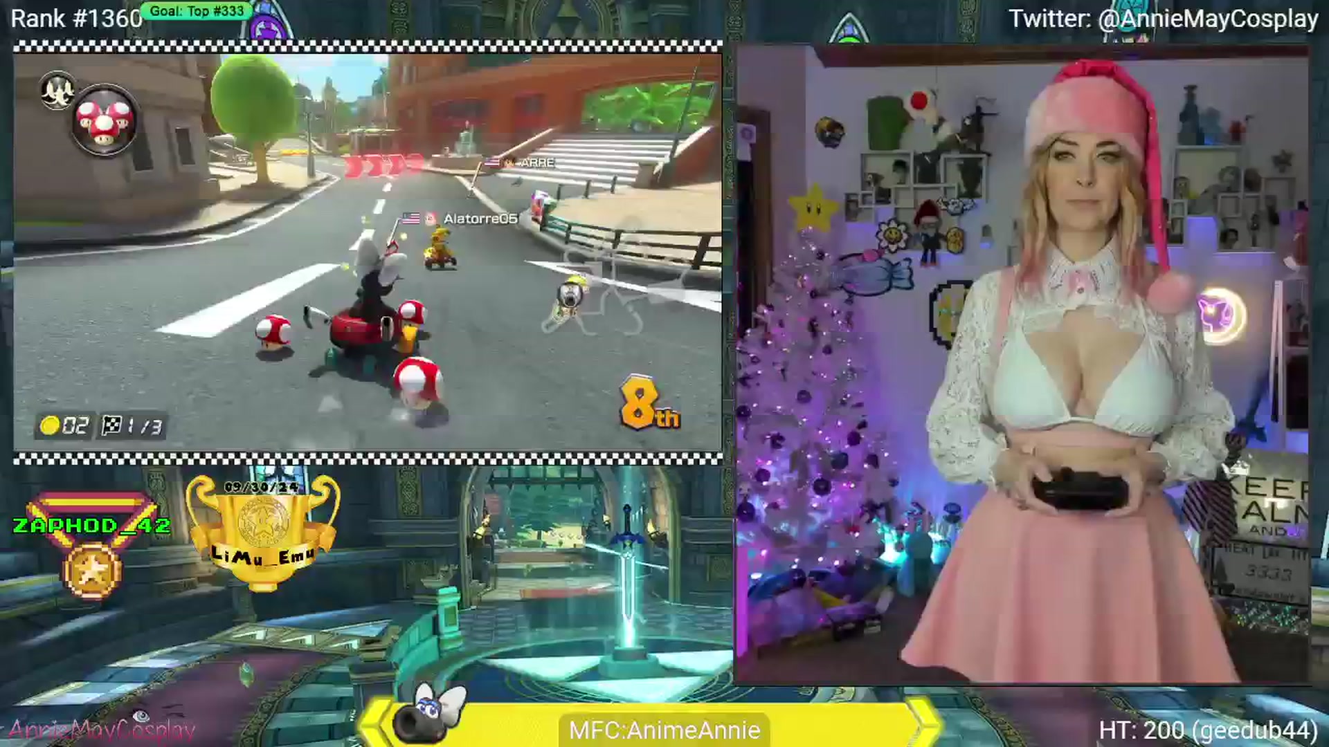 Gallery image thumbnail from AnimeAnnie's myfreecams stream on, 12/10/2024, 04:26 image 5 of 20
