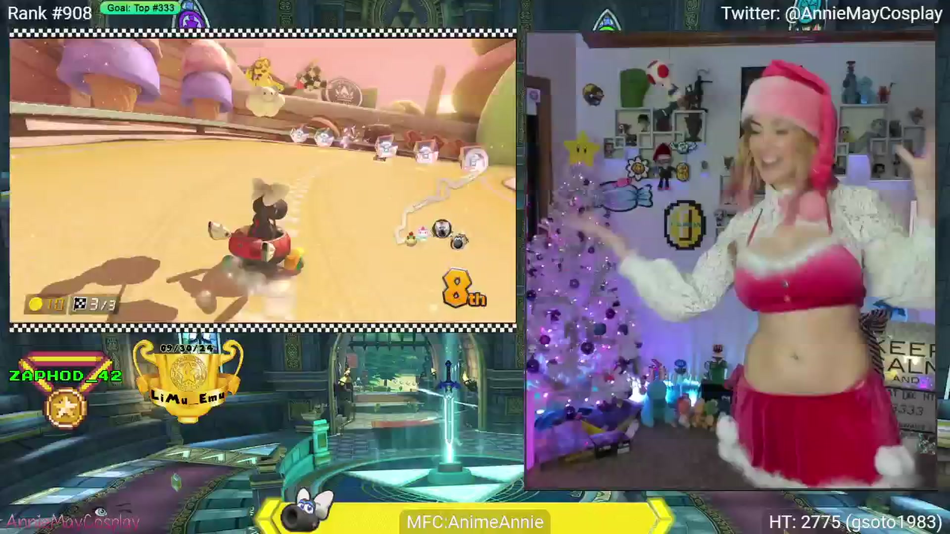 Gallery image thumbnail from AnimeAnnie's myfreecams stream on, 12/10/2024, 04:26 image 14 of 20