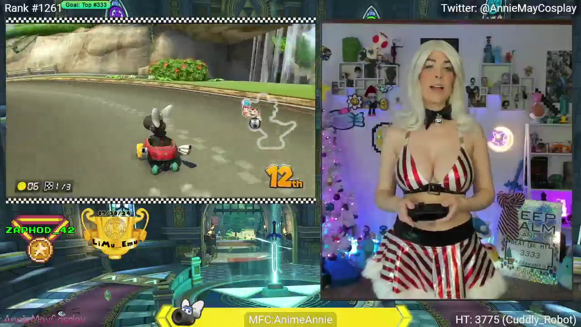 Gallery image thumbnail from AnimeAnnie's myfreecams stream on, 12/24/2024, 05:25 image 6 of 20