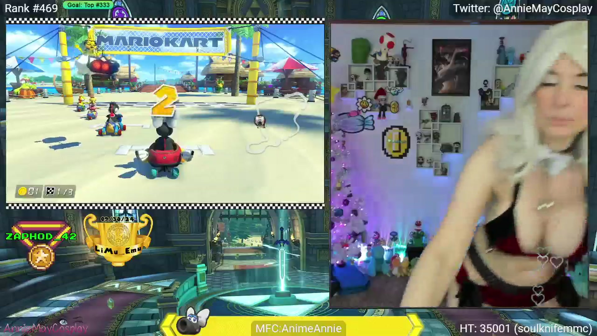 Gallery image thumbnail from AnimeAnnie's myfreecams stream on, 12/24/2024, 05:25 image 14 of 20