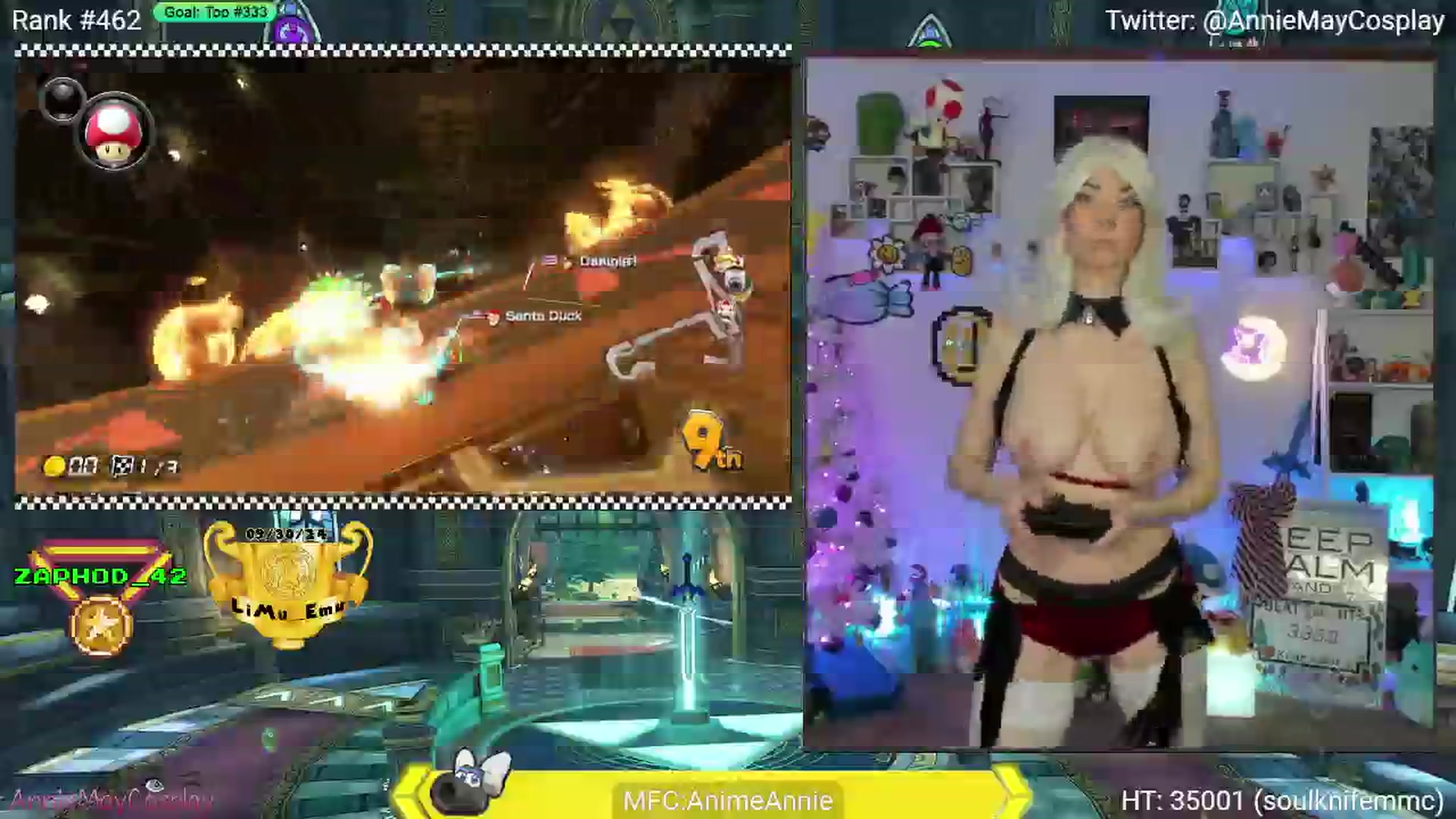 Gallery image thumbnail from AnimeAnnie's myfreecams stream on, 12/24/2024, 05:25 image 16 of 20