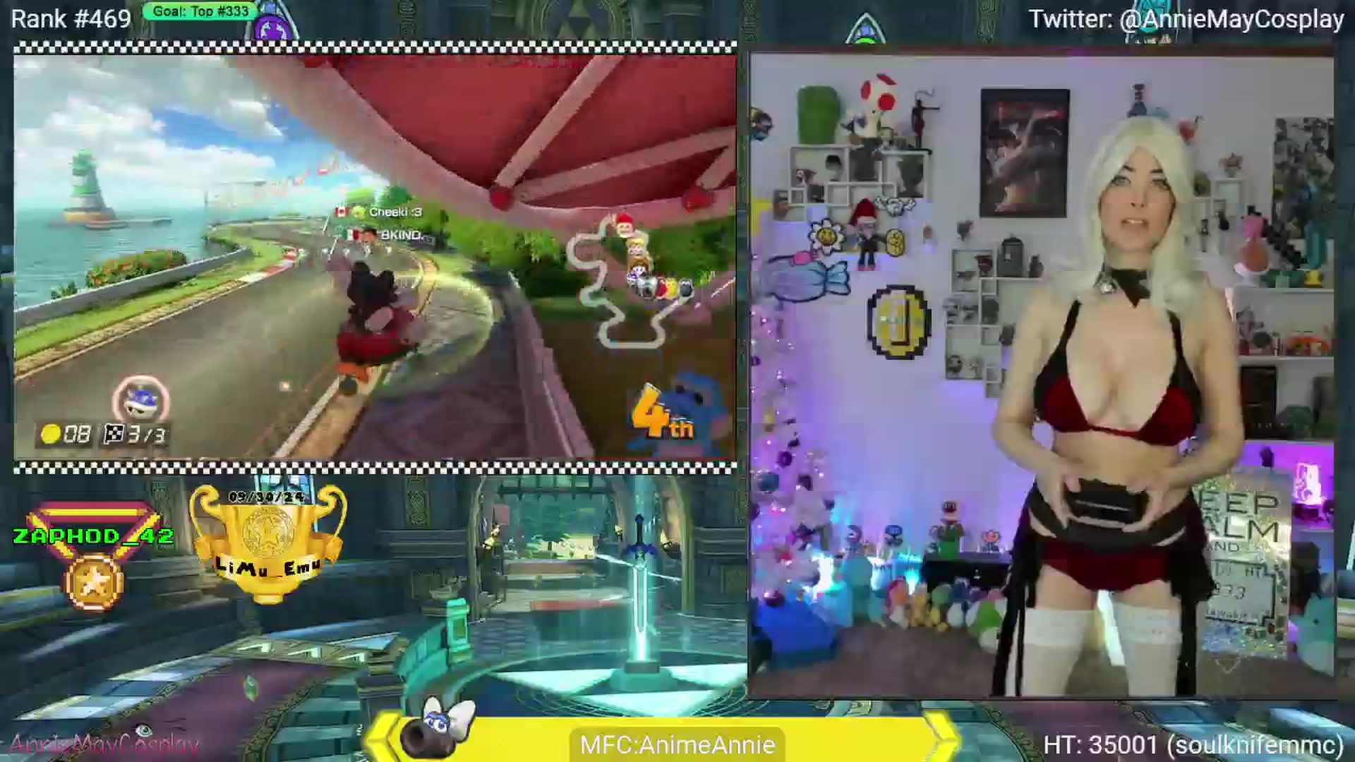 Gallery image thumbnail from AnimeAnnie's myfreecams stream on, 12/24/2024, 05:25 image 15 of 20