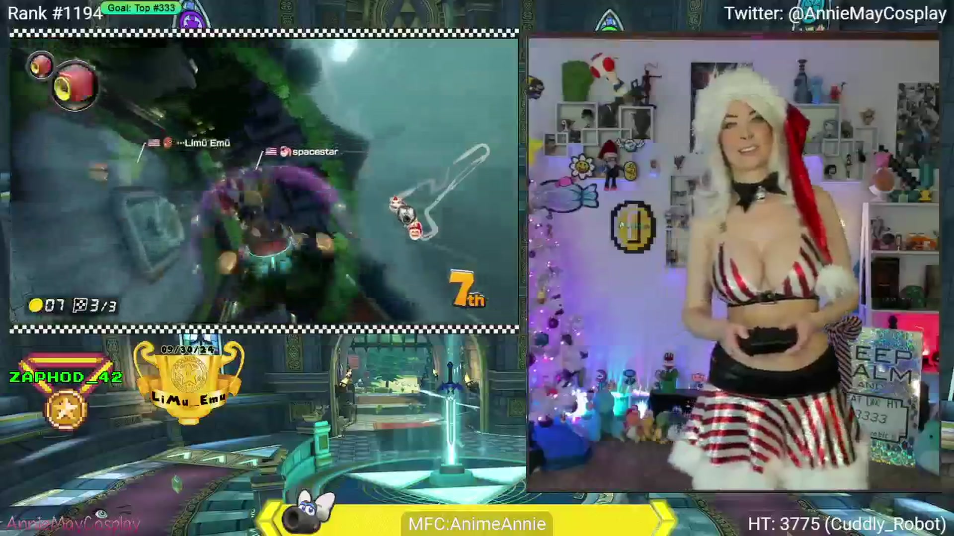 Gallery image thumbnail from AnimeAnnie's myfreecams stream on, 12/24/2024, 05:25 image 8 of 20