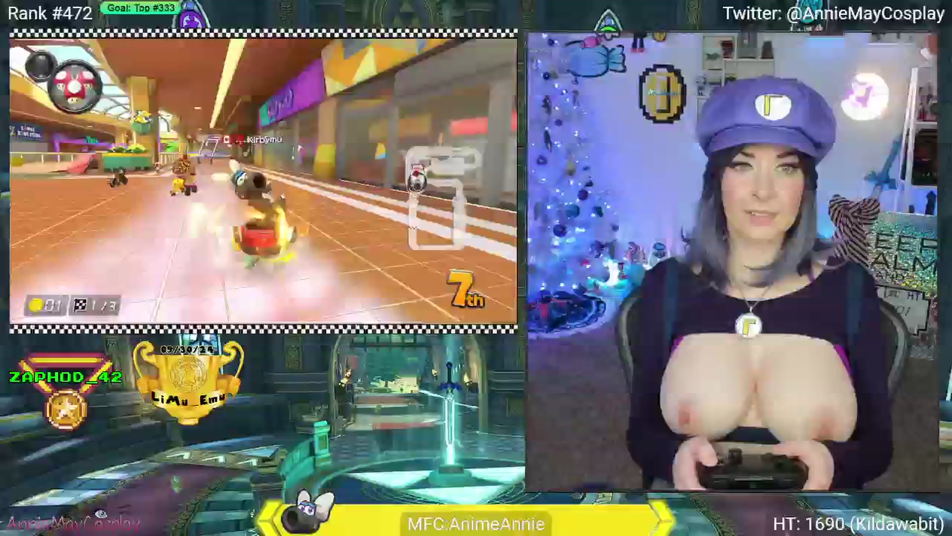 Gallery image thumbnail from AnimeAnnie's myfreecams stream on, 12/31/2024, 03:28 image 18 of 20