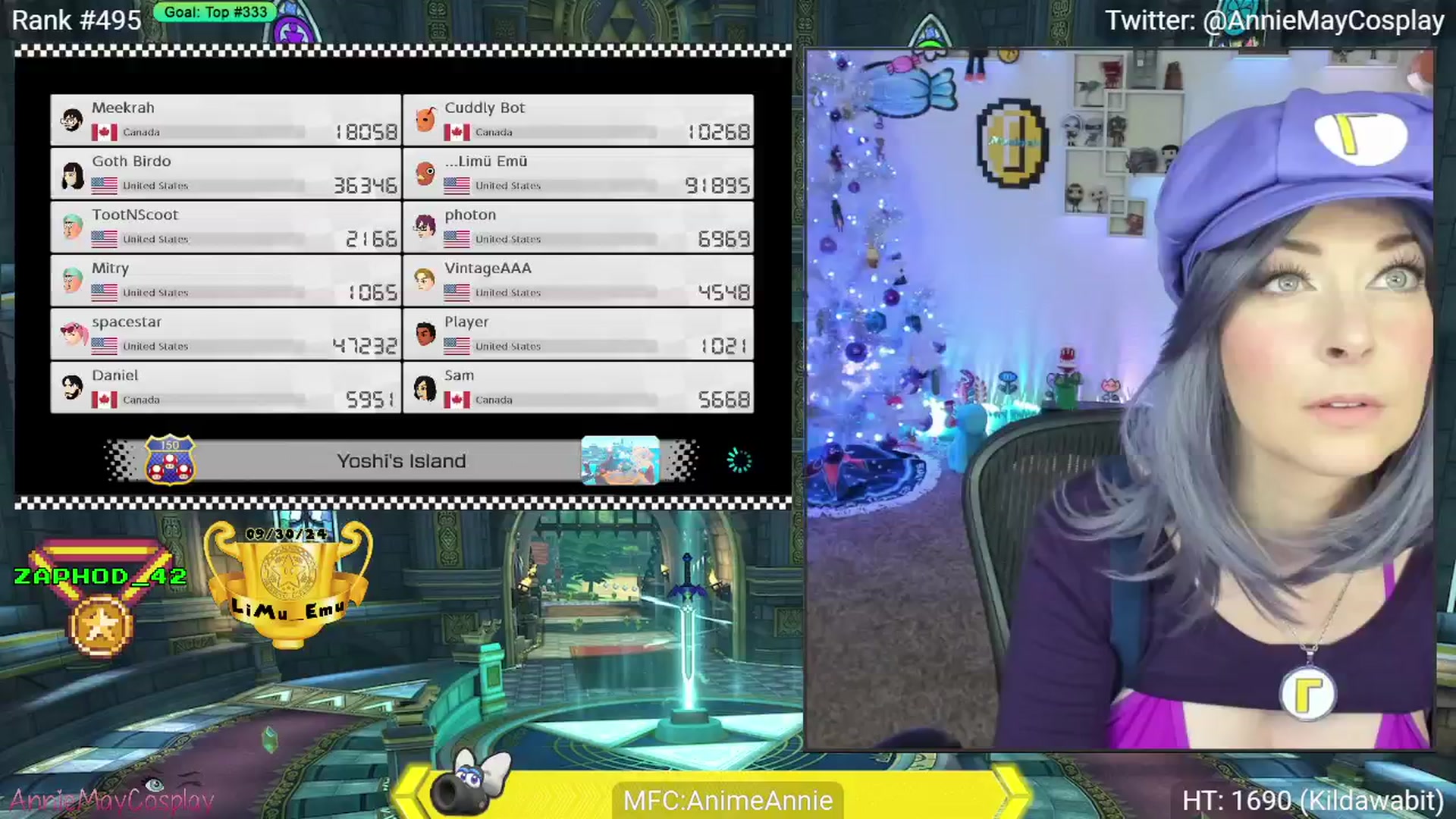 Gallery image thumbnail from AnimeAnnie's myfreecams stream on, 12/31/2024, 03:28 image 7 of 20
