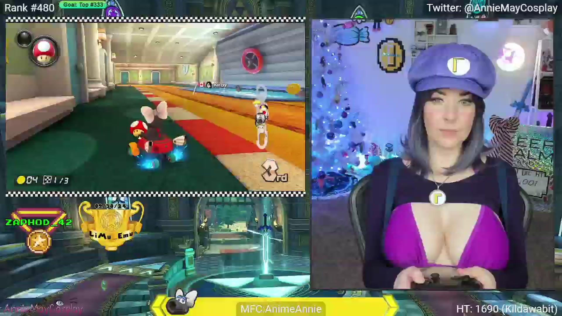 Gallery image thumbnail from AnimeAnnie's myfreecams stream on, 12/31/2024, 03:28 image 15 of 20