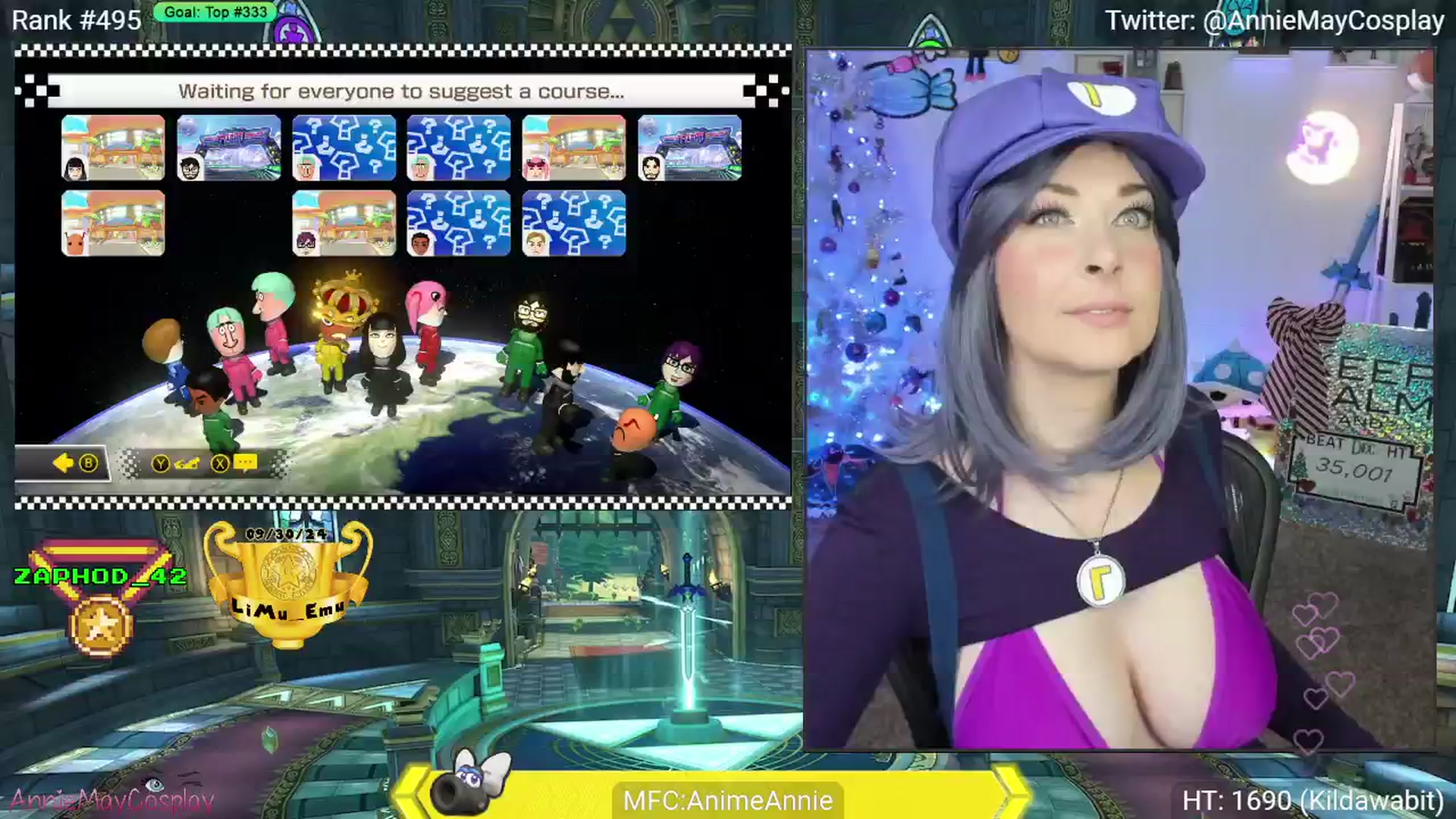 Gallery image thumbnail from AnimeAnnie's myfreecams stream on, 12/31/2024, 03:28 image 8 of 20