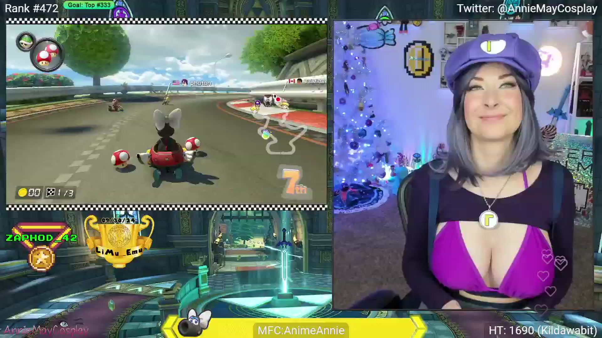 Gallery image thumbnail from AnimeAnnie's myfreecams stream on, 12/31/2024, 03:28 image 16 of 20