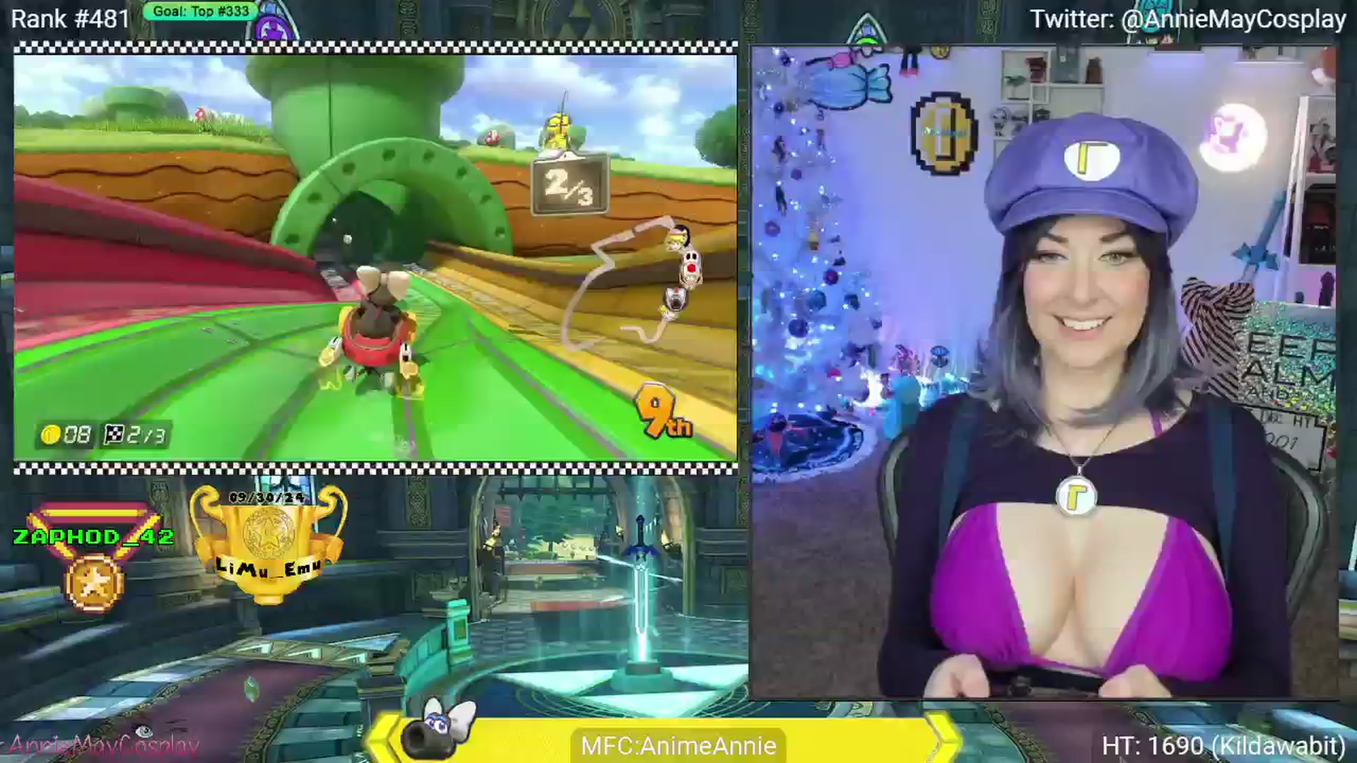 Gallery image thumbnail from AnimeAnnie's myfreecams stream on, 12/31/2024, 03:28 image 14 of 20