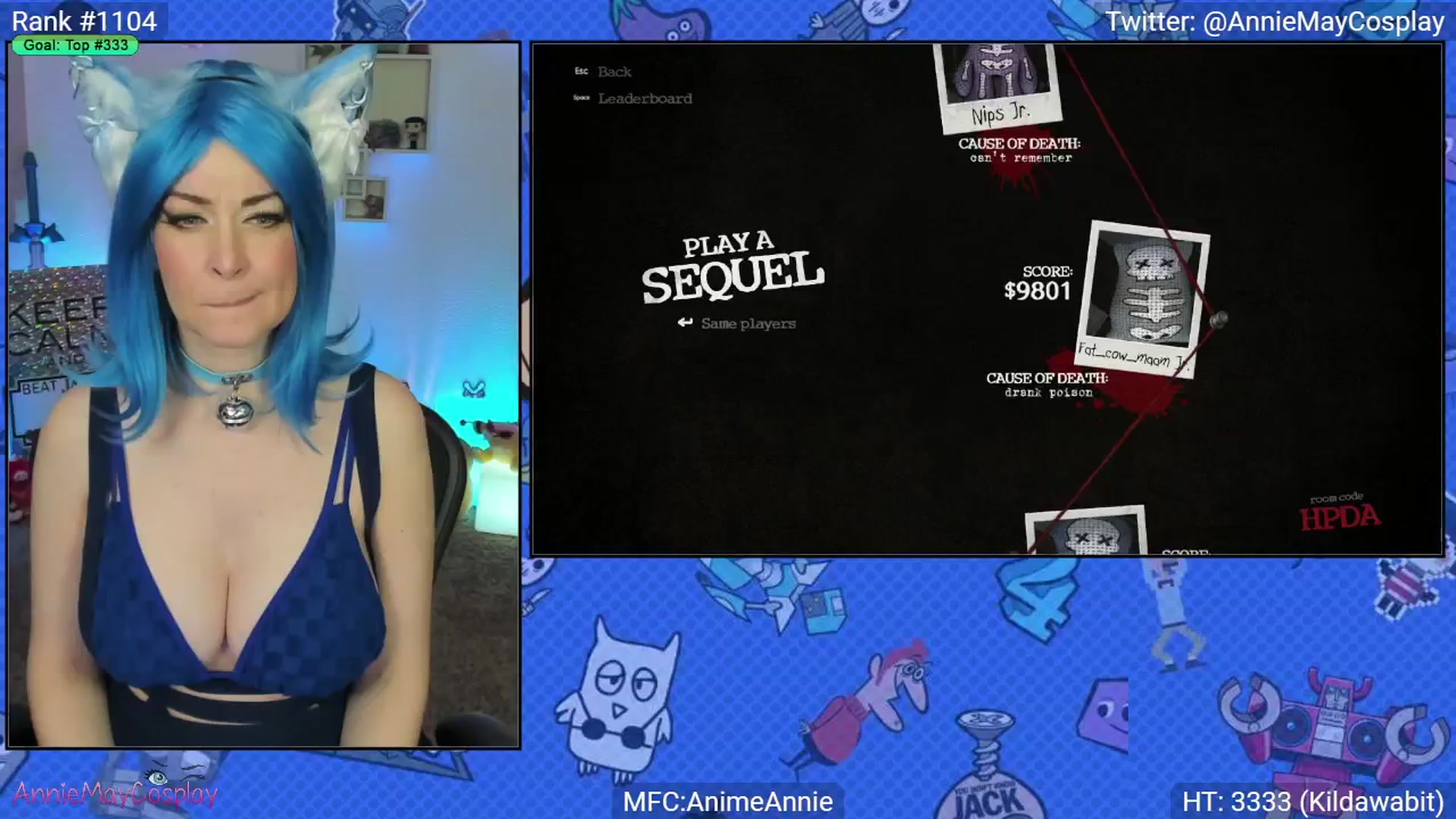 Gallery image thumbnail from AnimeAnnie's myfreecams stream on, 01/05/2025, 04:20 image 19 of 20