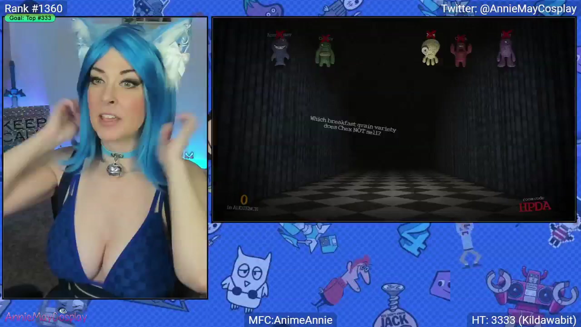 Gallery image thumbnail from AnimeAnnie's myfreecams stream on, 01/05/2025, 04:20 image 15 of 20