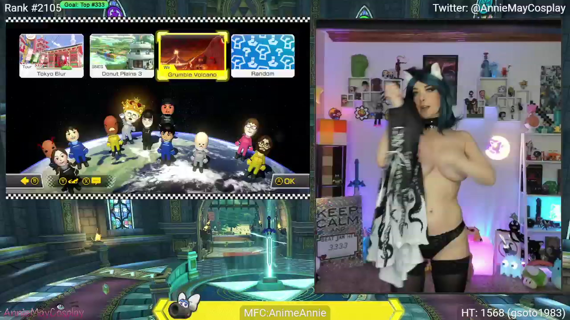 Gallery image thumbnail from AnimeAnnie's myfreecams stream on, 01/26/2025, 04:57 image 7 of 20