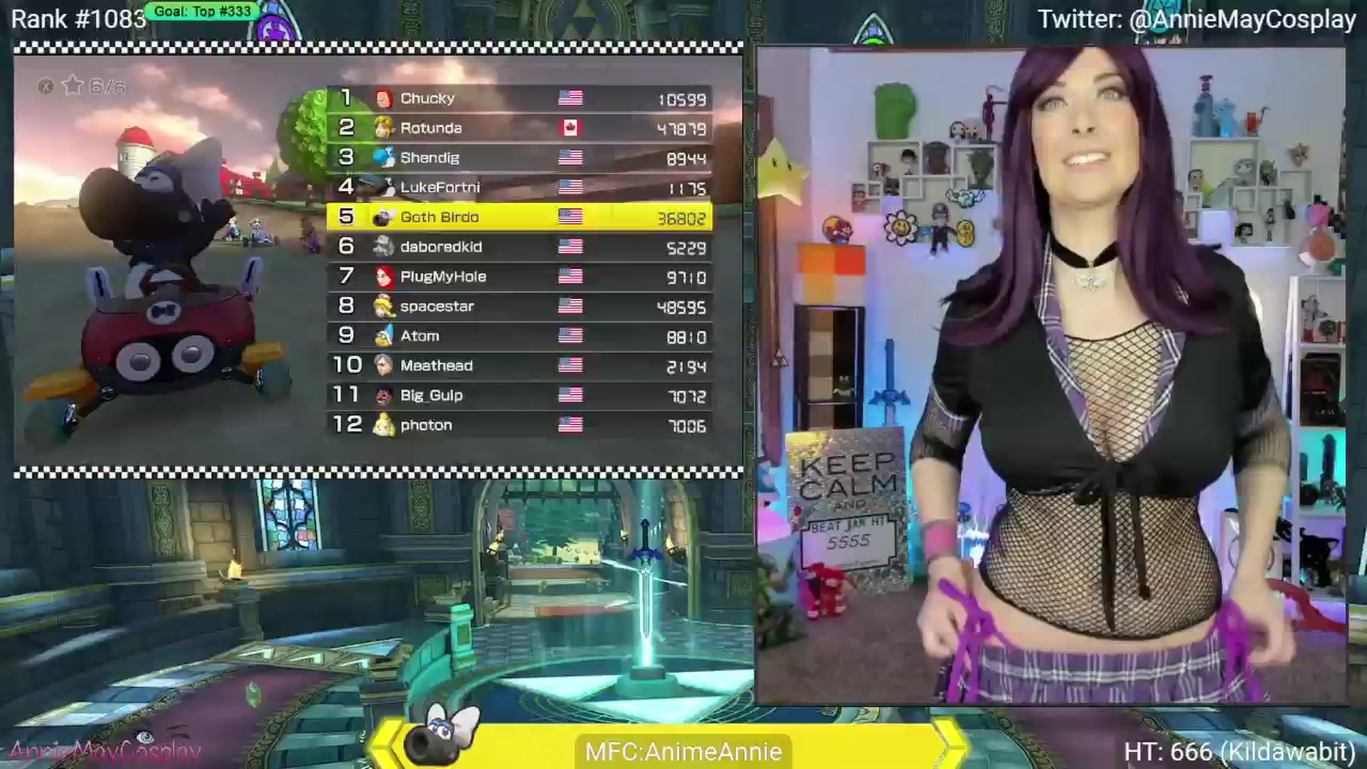 Gallery image thumbnail from AnimeAnnie's myfreecams stream on, 01/31/2025, 04:33 image 9 of 20