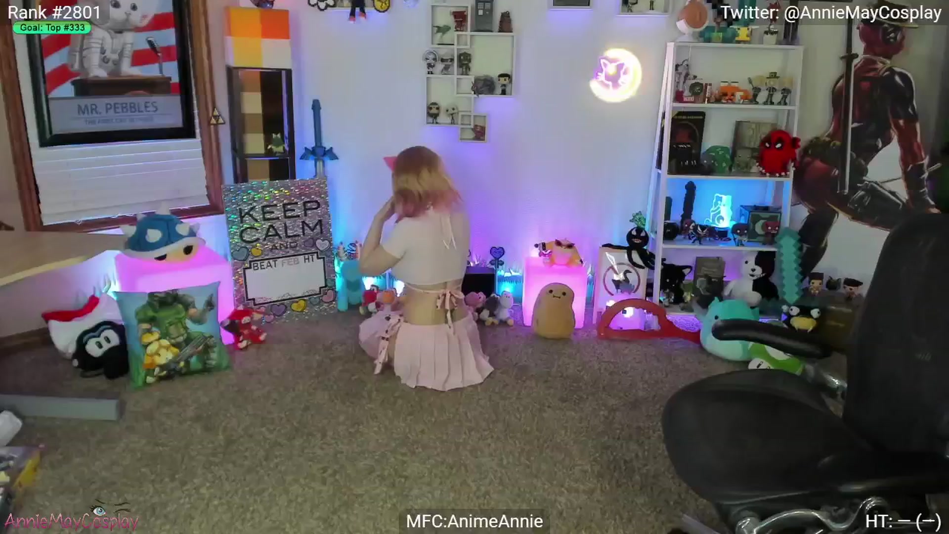 Gallery image thumbnail from AnimeAnnie's myfreecams stream on, 02/02/2025, 04:30 image 2 of 20