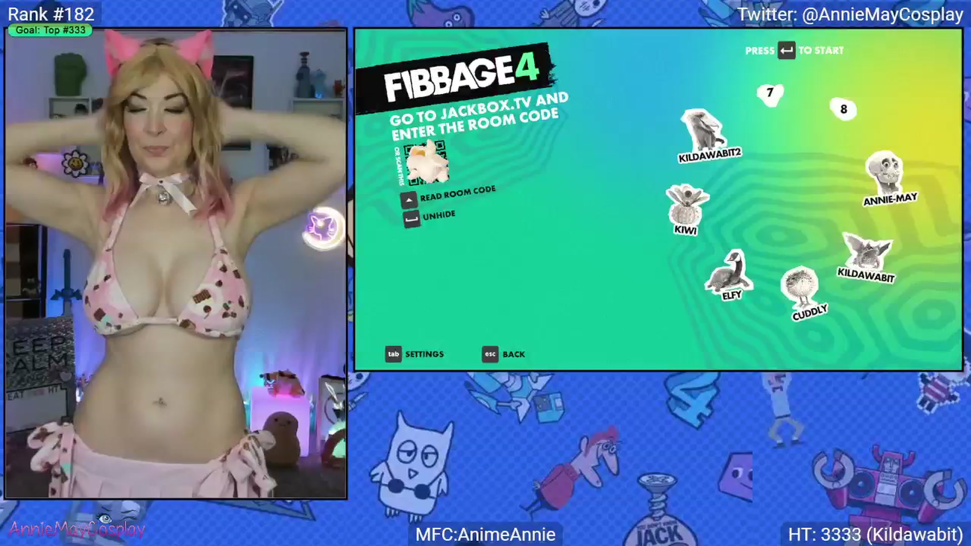 Gallery image thumbnail from AnimeAnnie's myfreecams stream on, 02/02/2025, 04:30 image 9 of 20