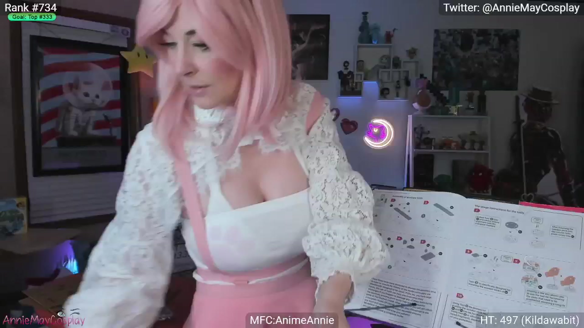 Gallery image thumbnail from AnimeAnnie's myfreecams stream on, 02/09/2025, 24:02 image 12 of 20
