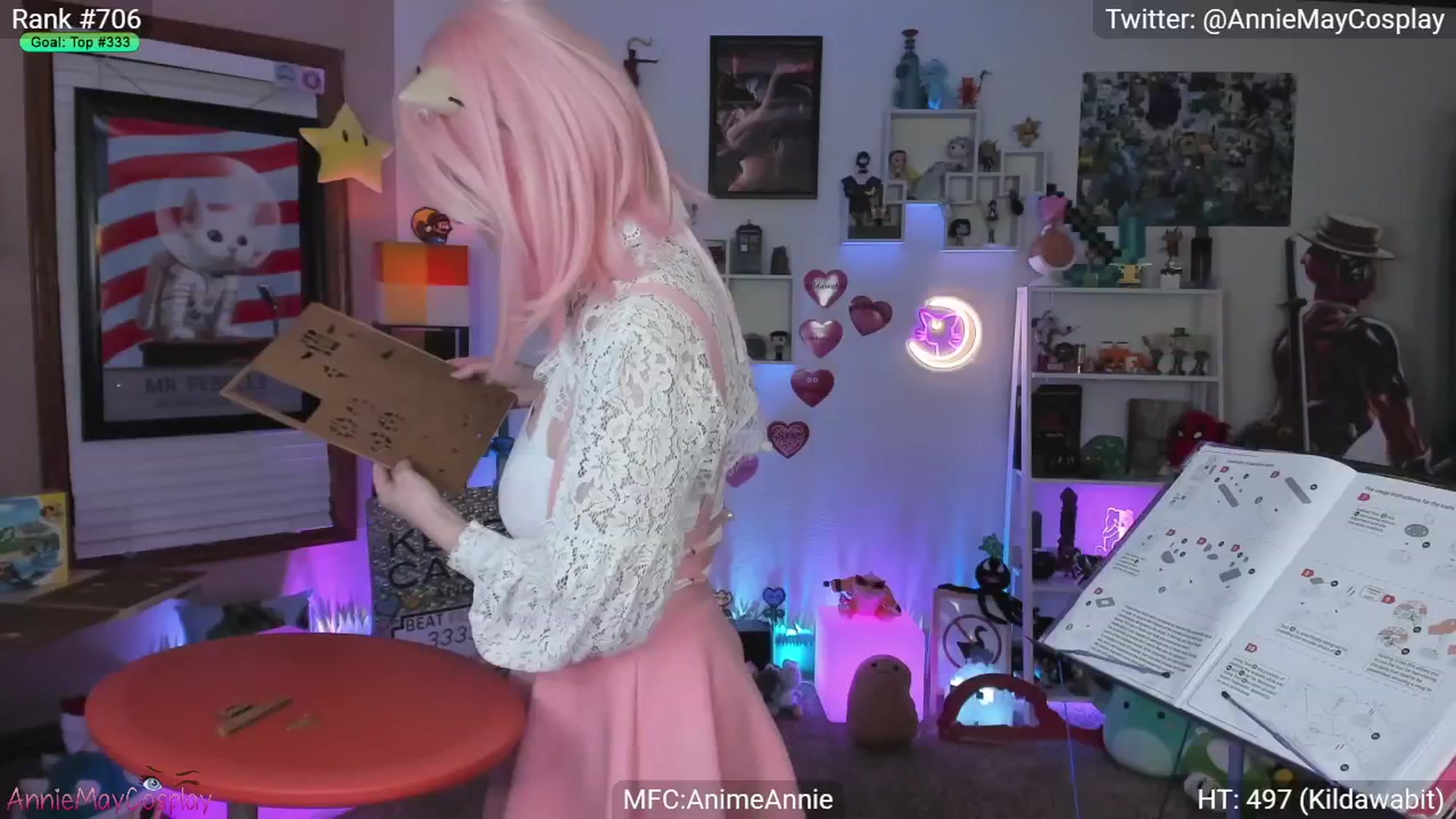 Gallery image thumbnail from AnimeAnnie's myfreecams stream on, 02/09/2025, 24:02 image 20 of 20