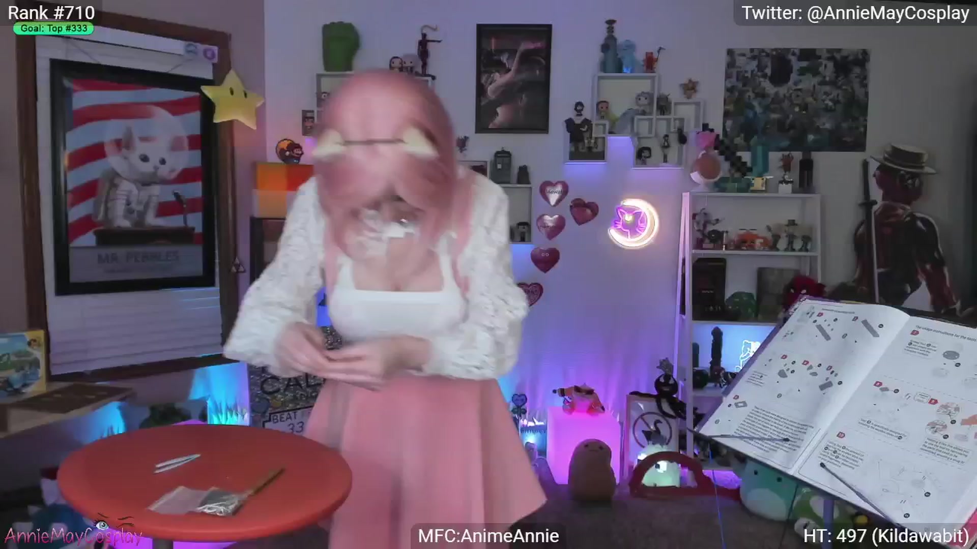 Gallery image thumbnail from AnimeAnnie's myfreecams stream on, 02/09/2025, 24:02 image 16 of 20