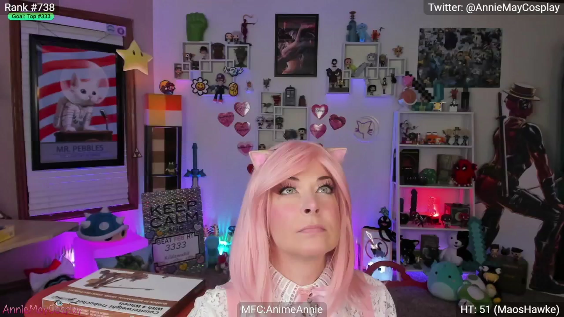 Gallery image thumbnail from AnimeAnnie's myfreecams stream on, 02/09/2025, 24:02 image 7 of 20
