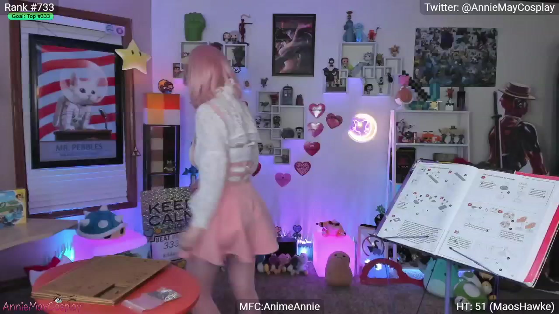 Gallery image thumbnail from AnimeAnnie's myfreecams stream on, 02/09/2025, 24:02 image 11 of 20
