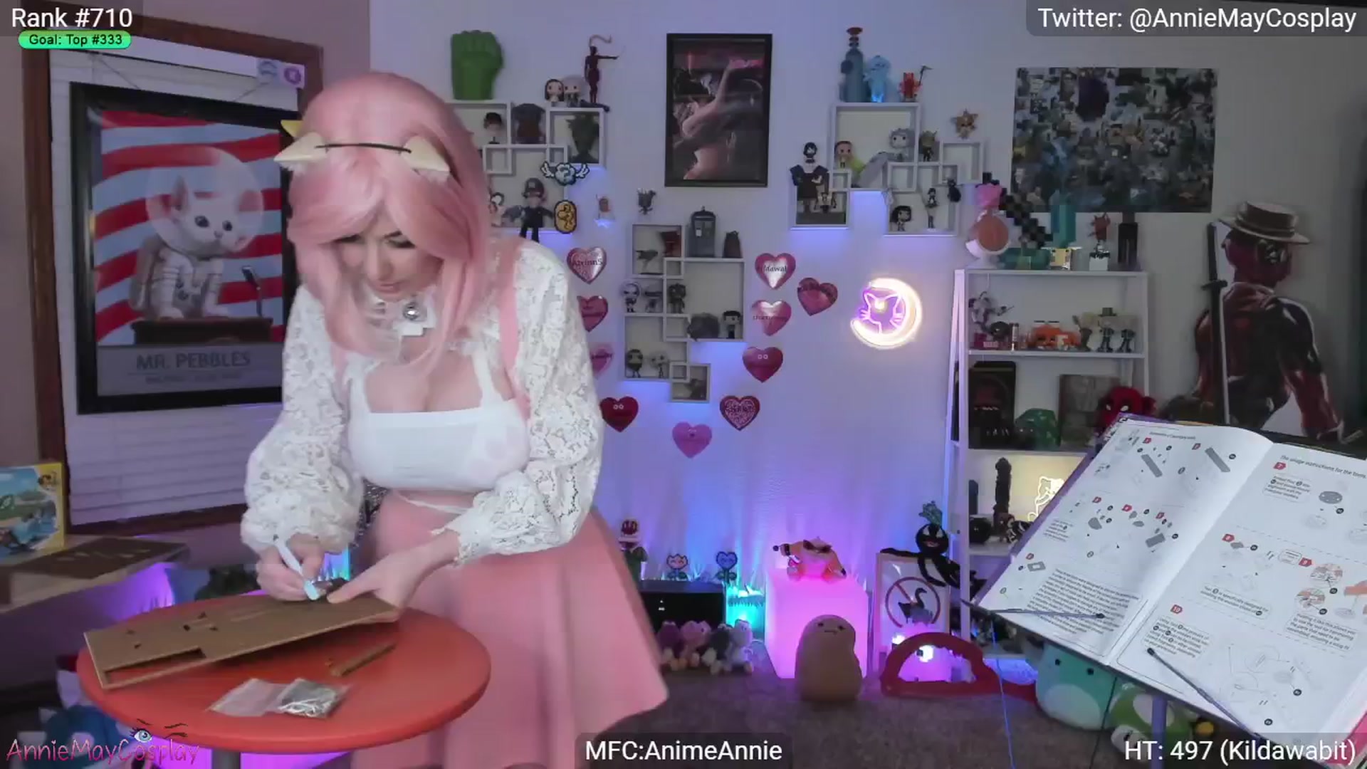 Gallery image thumbnail from AnimeAnnie's myfreecams stream on, 02/09/2025, 24:02 image 15 of 20
