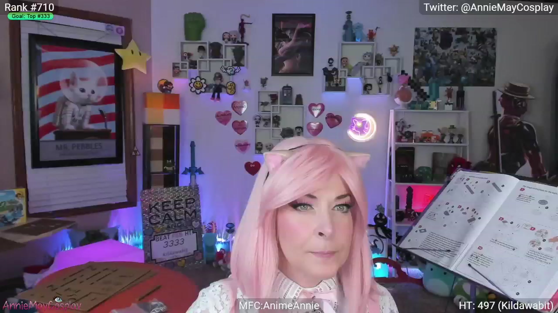 Gallery image thumbnail from AnimeAnnie's myfreecams stream on, 02/09/2025, 24:02 image 14 of 20