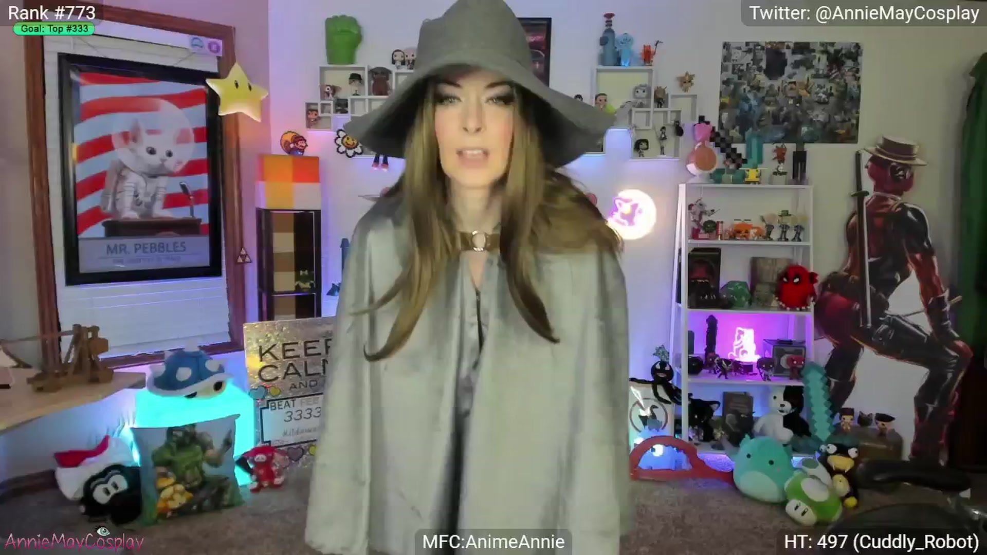 Gallery image thumbnail from AnimeAnnie's myfreecams stream on, 02/16/2025, 04:42 image 1 of 20