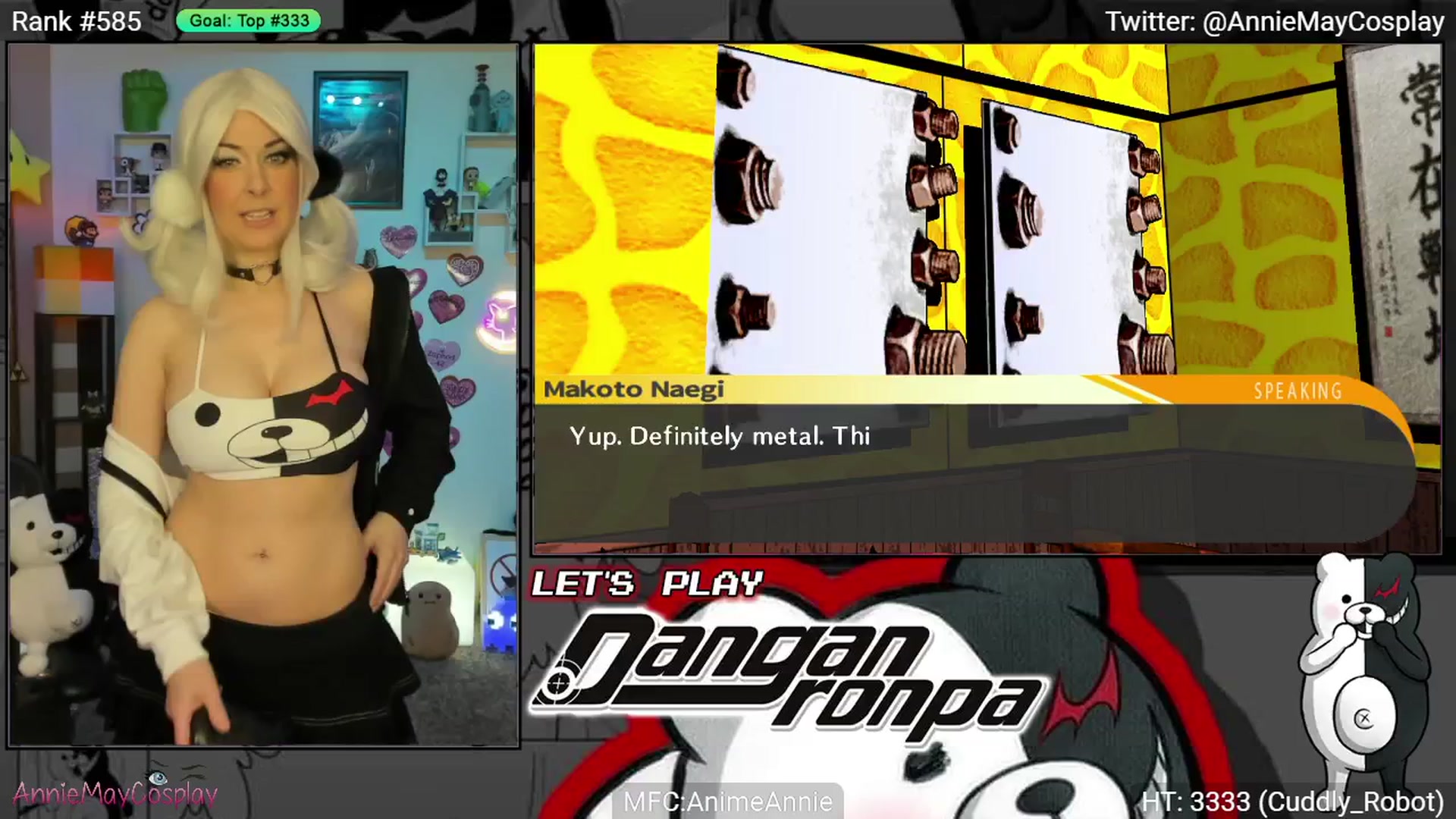 Gallery image thumbnail from AnimeAnnie's myfreecams stream on, 02/23/2025, 04:00 image 4 of 20