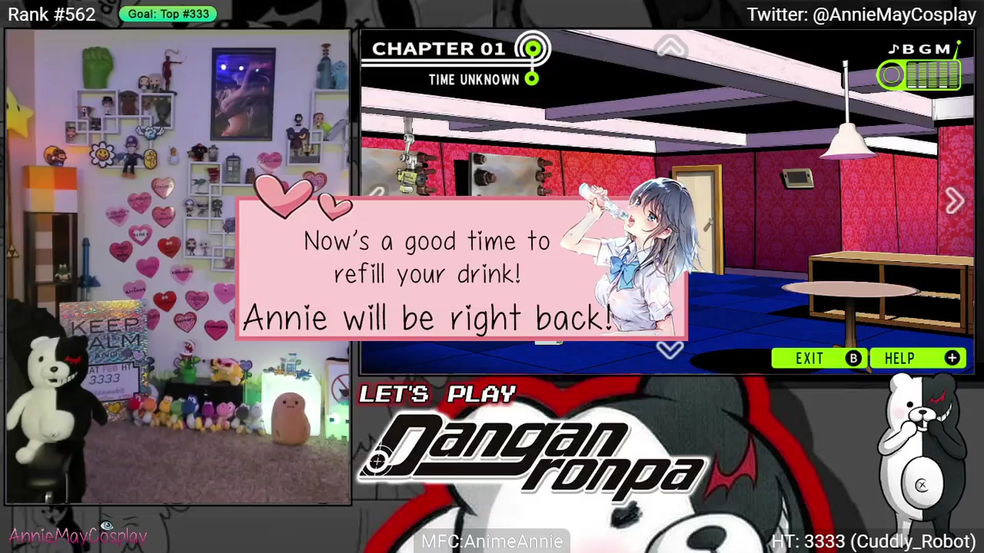 Gallery image thumbnail from AnimeAnnie's myfreecams stream on, 02/23/2025, 04:00 image 13 of 20
