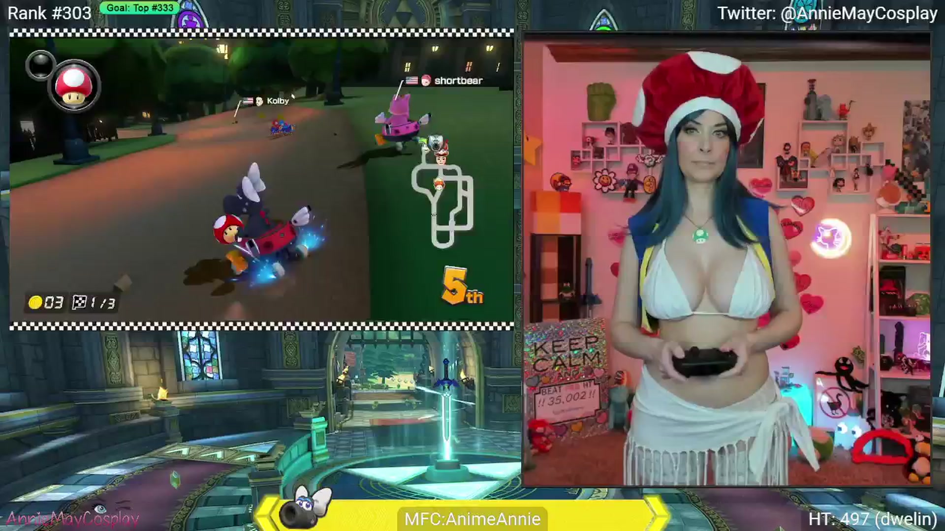 Gallery image thumbnail from AnimeAnnie's myfreecams stream on, 02/25/2025, 03:43 image 17 of 20