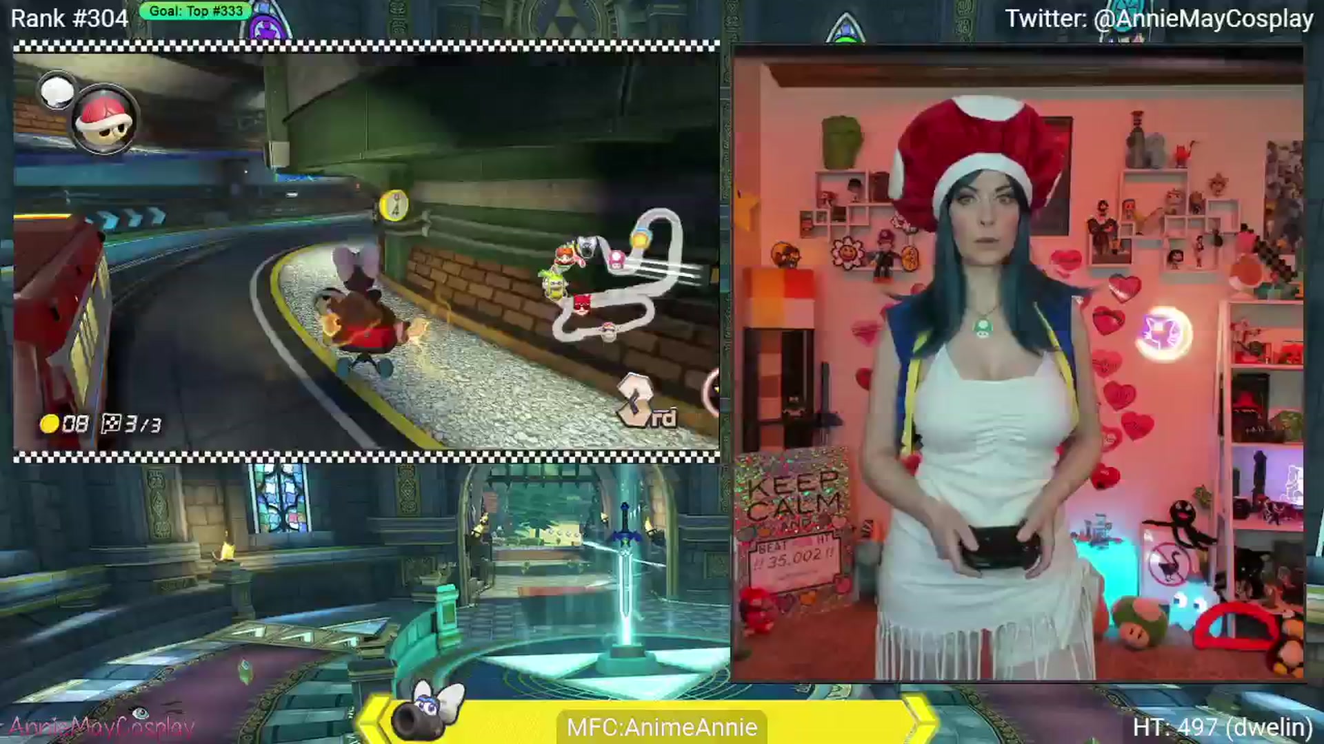 Gallery image thumbnail from AnimeAnnie's myfreecams stream on, 02/25/2025, 03:43 image 16 of 20