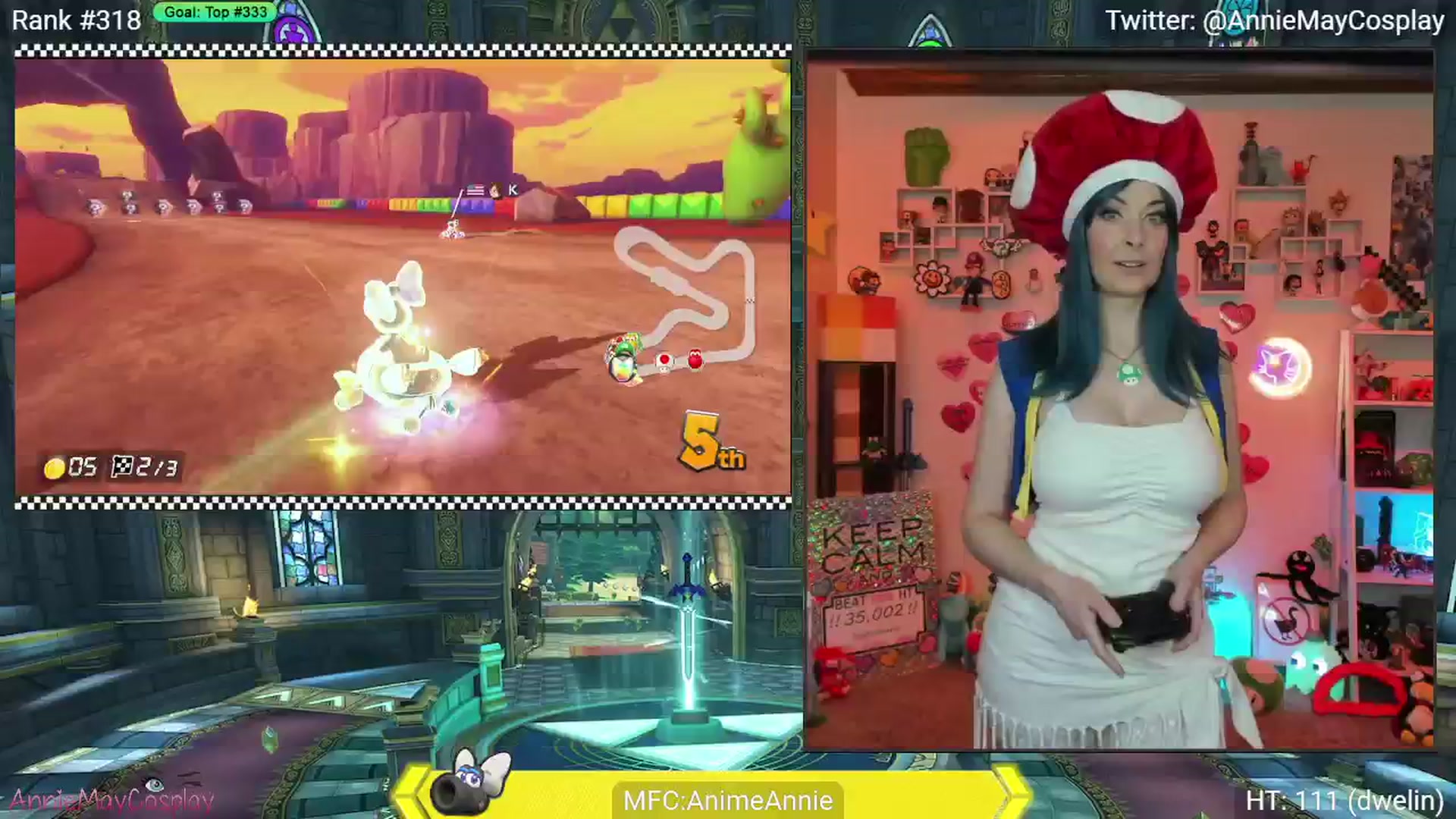 Gallery image thumbnail from AnimeAnnie's myfreecams stream on, 02/25/2025, 03:43 image 6 of 20
