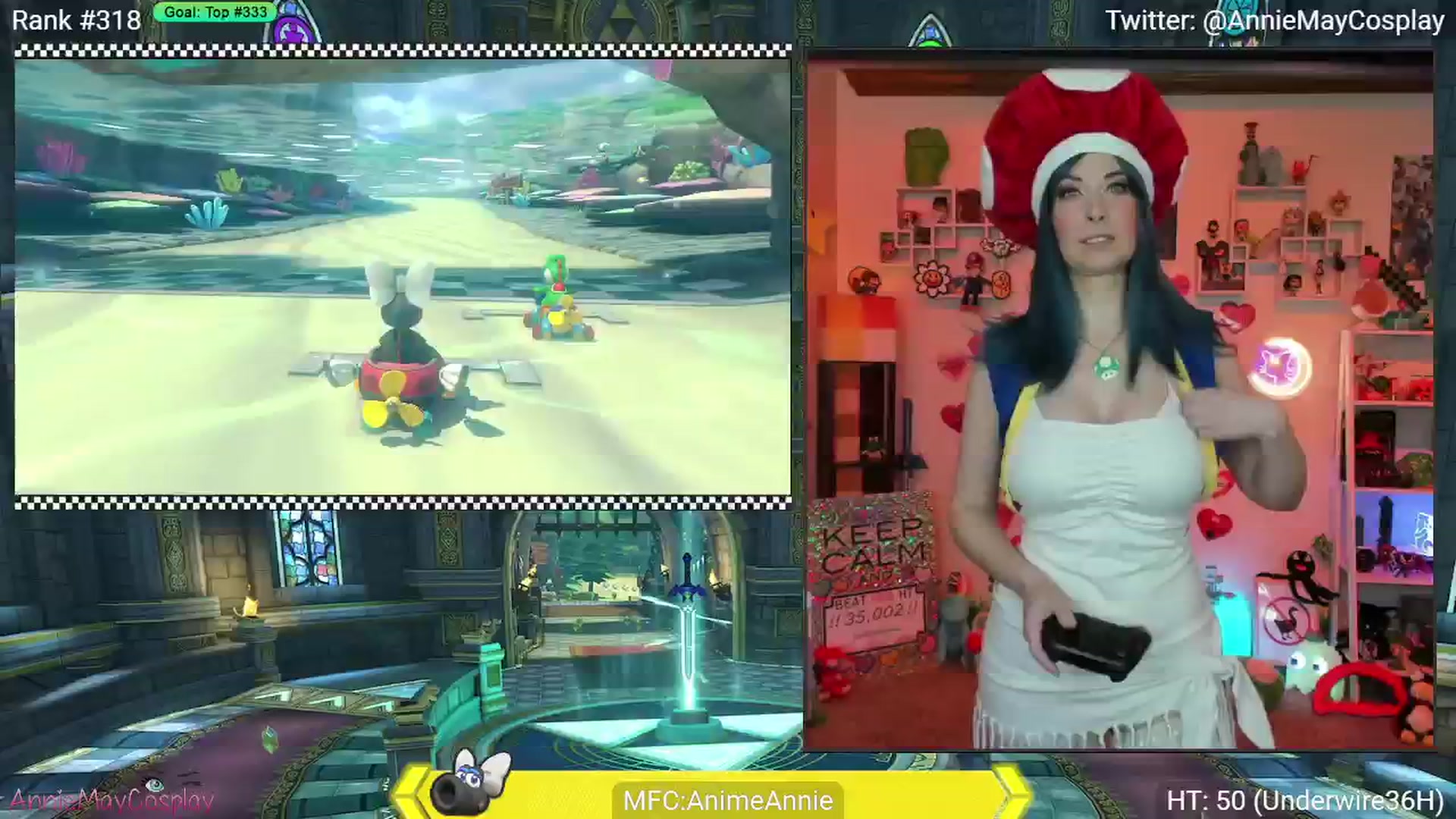Gallery image thumbnail from AnimeAnnie's myfreecams stream on, 02/25/2025, 03:43 image 4 of 20