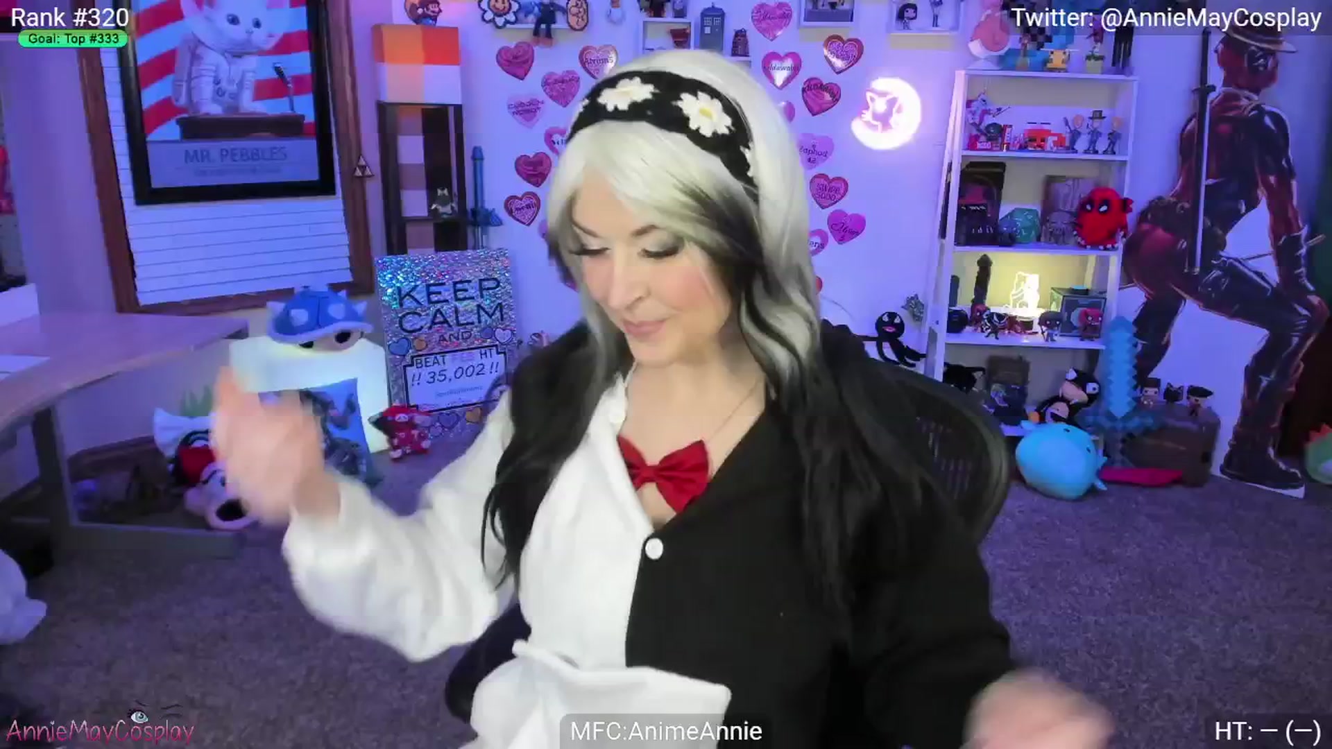 Gallery image thumbnail from AnimeAnnie's myfreecams stream on, 02/27/2025, 04:32 image 1 of 20