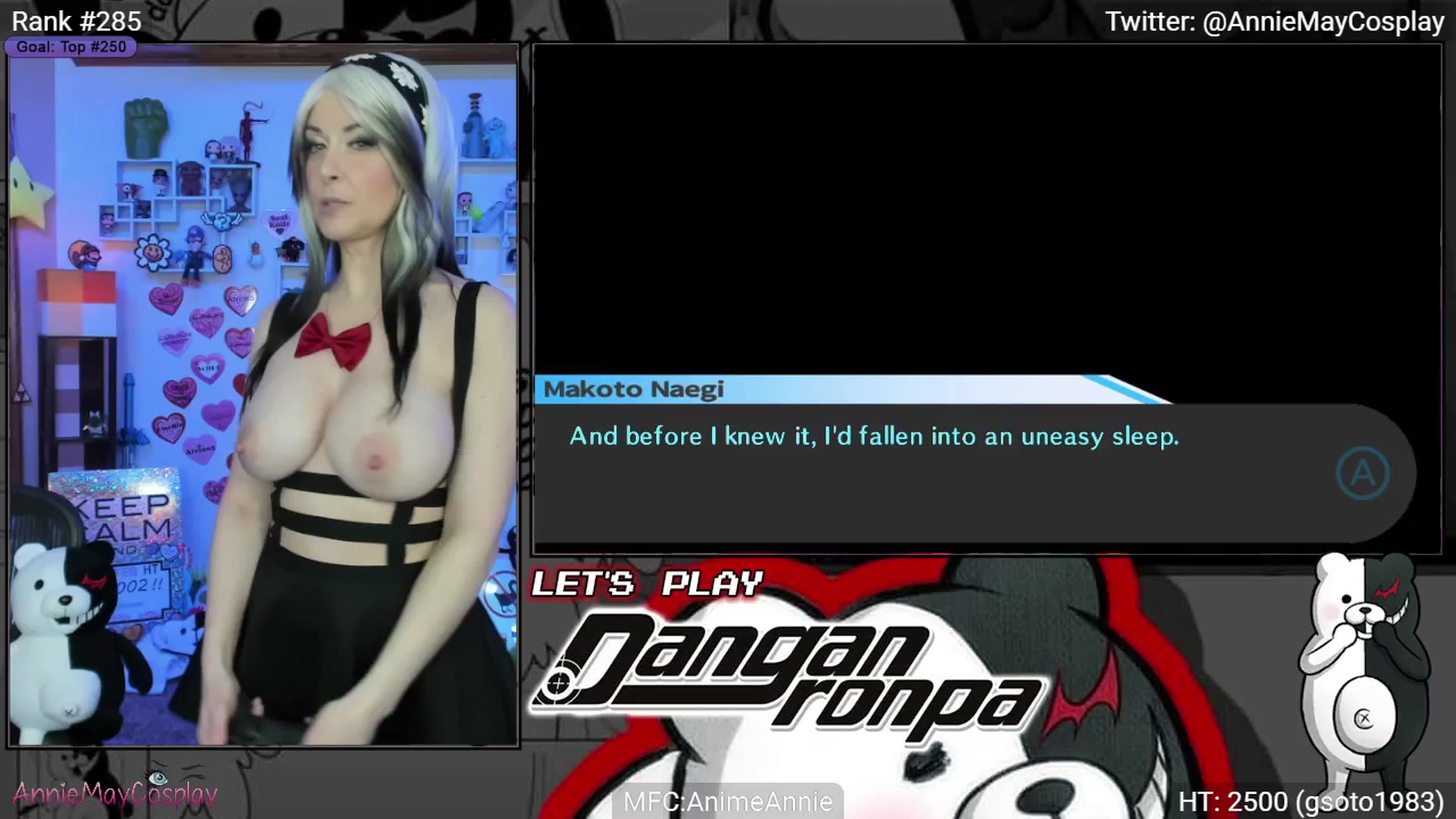 Gallery image thumbnail from AnimeAnnie's myfreecams stream on, 02/27/2025, 04:32 image 9 of 20
