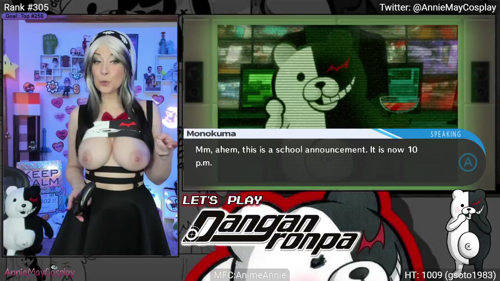 Gallery image thumbnail from AnimeAnnie's myfreecams stream on, 02/27/2025, 04:32 image 6 of 20
