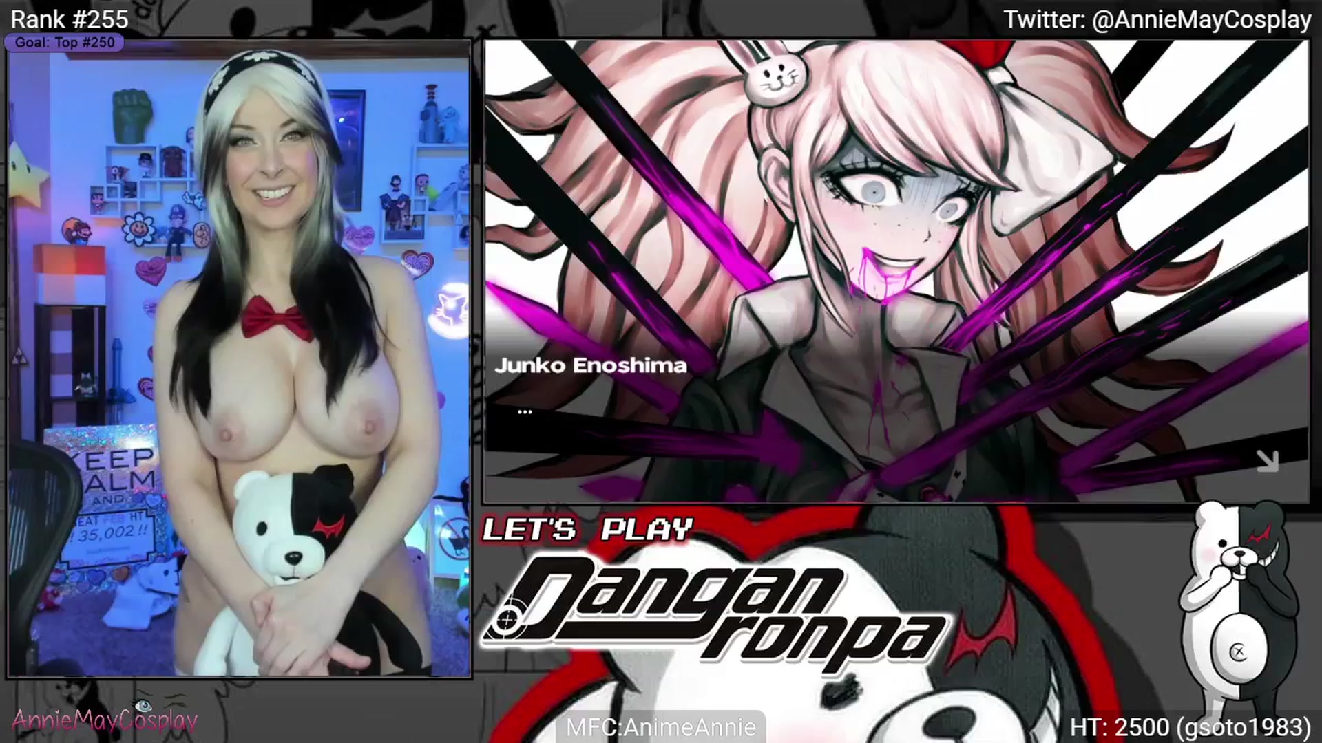 Gallery image thumbnail from AnimeAnnie's myfreecams stream on, 02/27/2025, 04:32 image 20 of 20