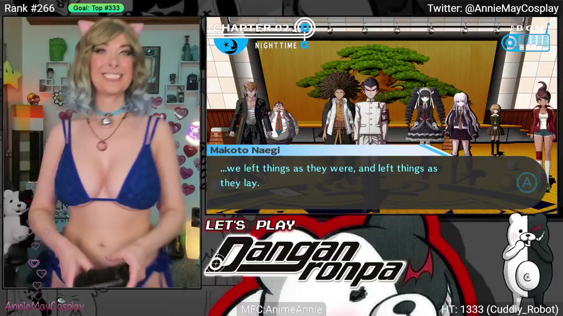 Gallery image thumbnail from AnimeAnnie's myfreecams stream on, 03/02/2025, 05:30 image 10 of 20