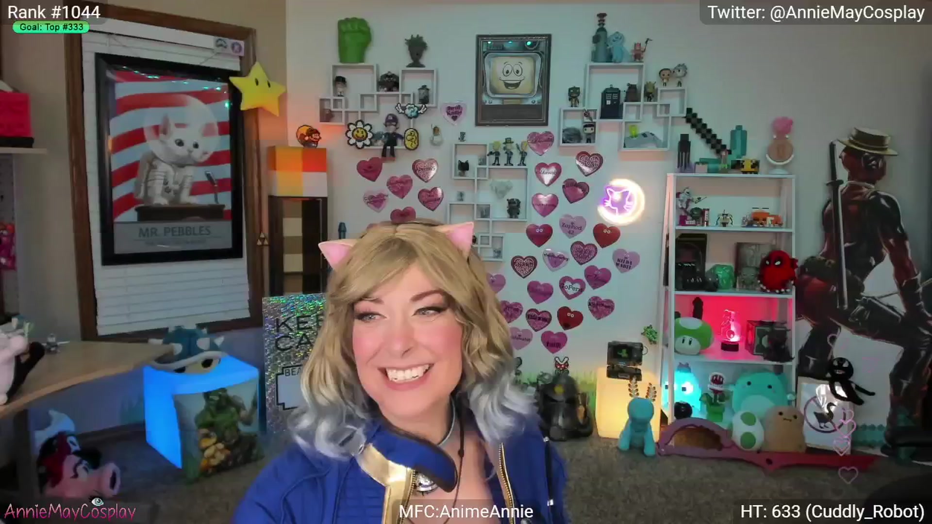 Gallery image thumbnail from AnimeAnnie's myfreecams stream on, 03/02/2025, 05:30 image 2 of 20
