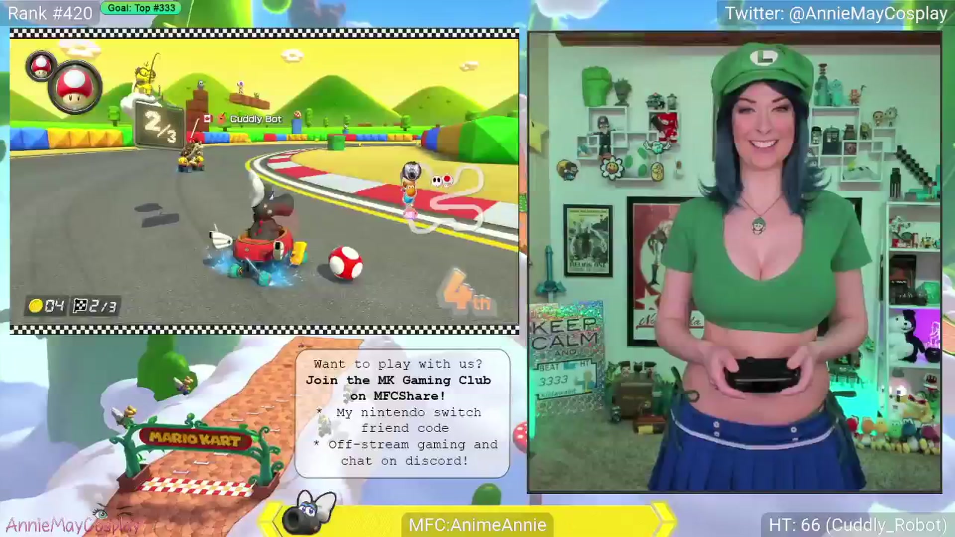 Gallery image thumbnail from AnimeAnnie's myfreecams stream on, 03/04/2025, 02:01 image 5 of 20
