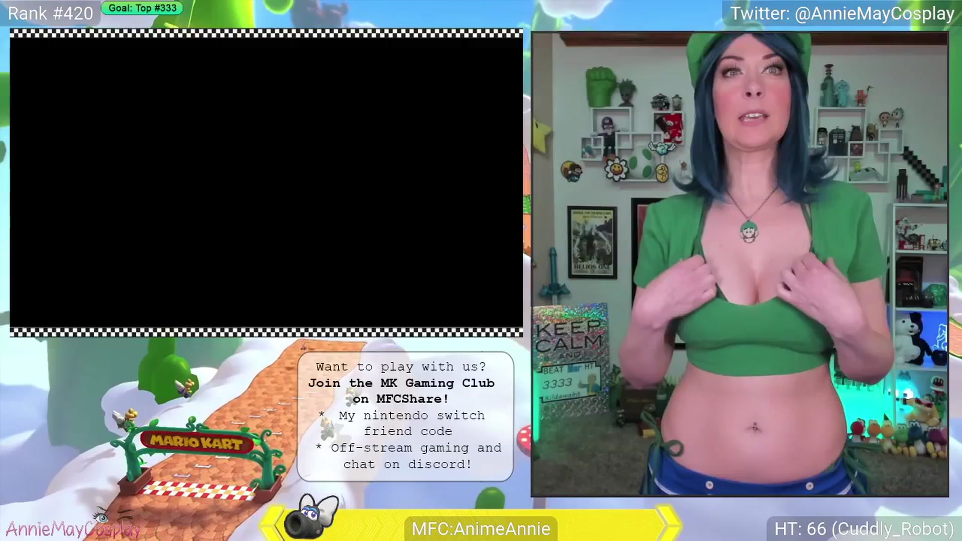 Gallery image thumbnail from AnimeAnnie's myfreecams stream on, 03/04/2025, 02:01 image 7 of 20
