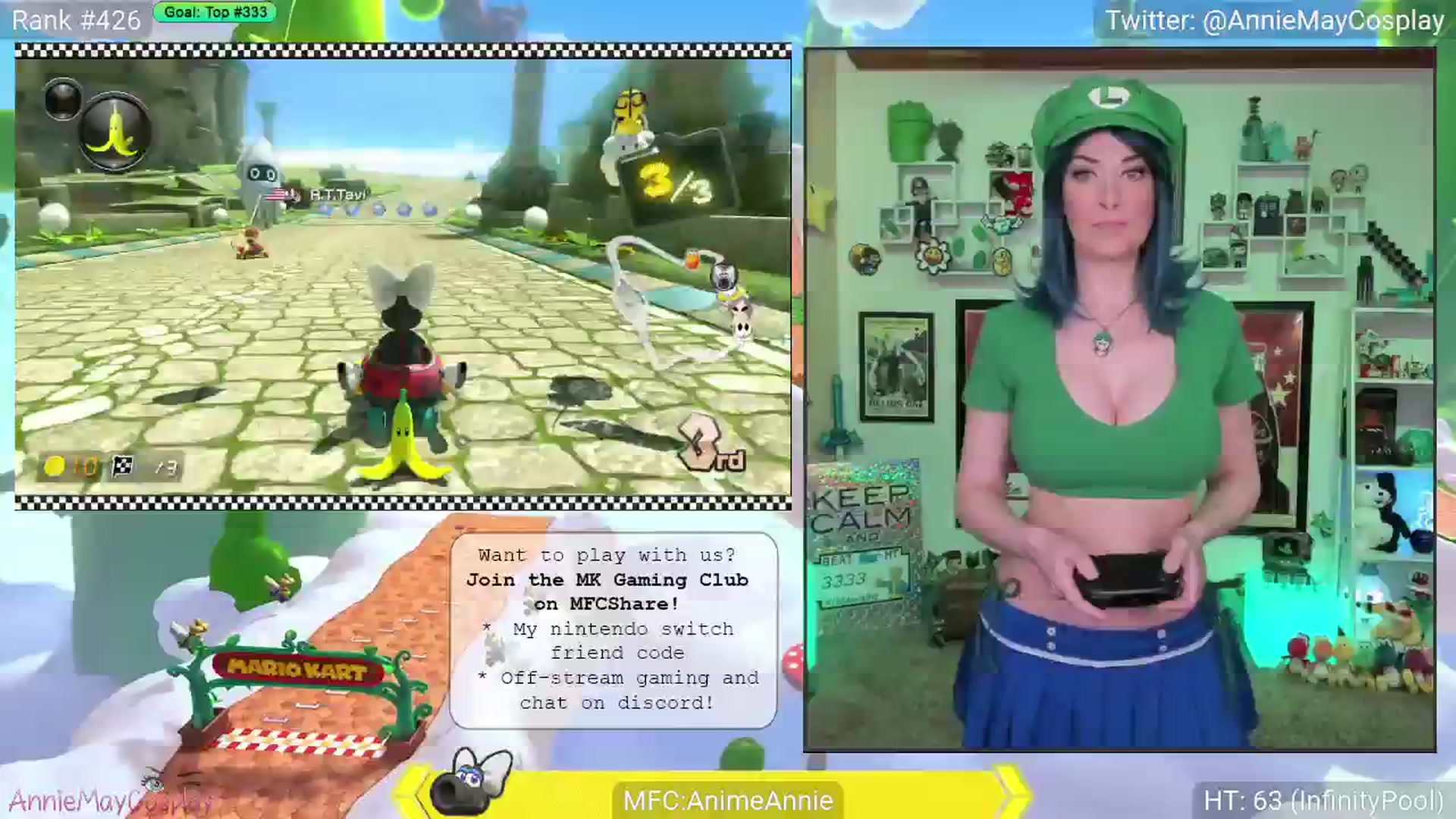 Gallery image thumbnail from AnimeAnnie's myfreecams stream on, 03/04/2025, 02:01 image 4 of 20
