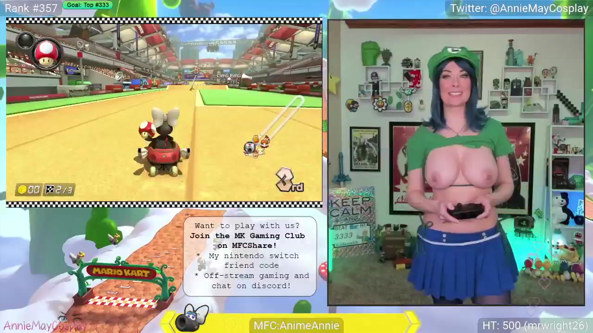 Gallery image thumbnail from AnimeAnnie's myfreecams stream on, 03/04/2025, 02:01 image 16 of 20