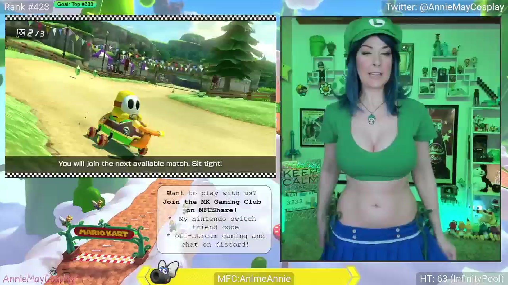 Gallery image thumbnail from AnimeAnnie's myfreecams stream on, 03/04/2025, 02:01 image 1 of 20
