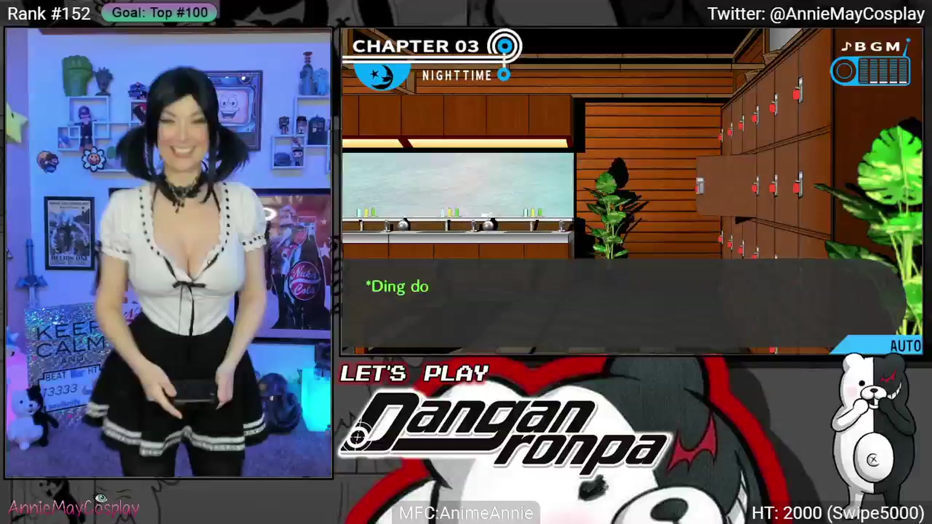 Gallery image thumbnail from AnimeAnnie's myfreecams stream on, 03/08/2025, 04:08 image 8 of 20