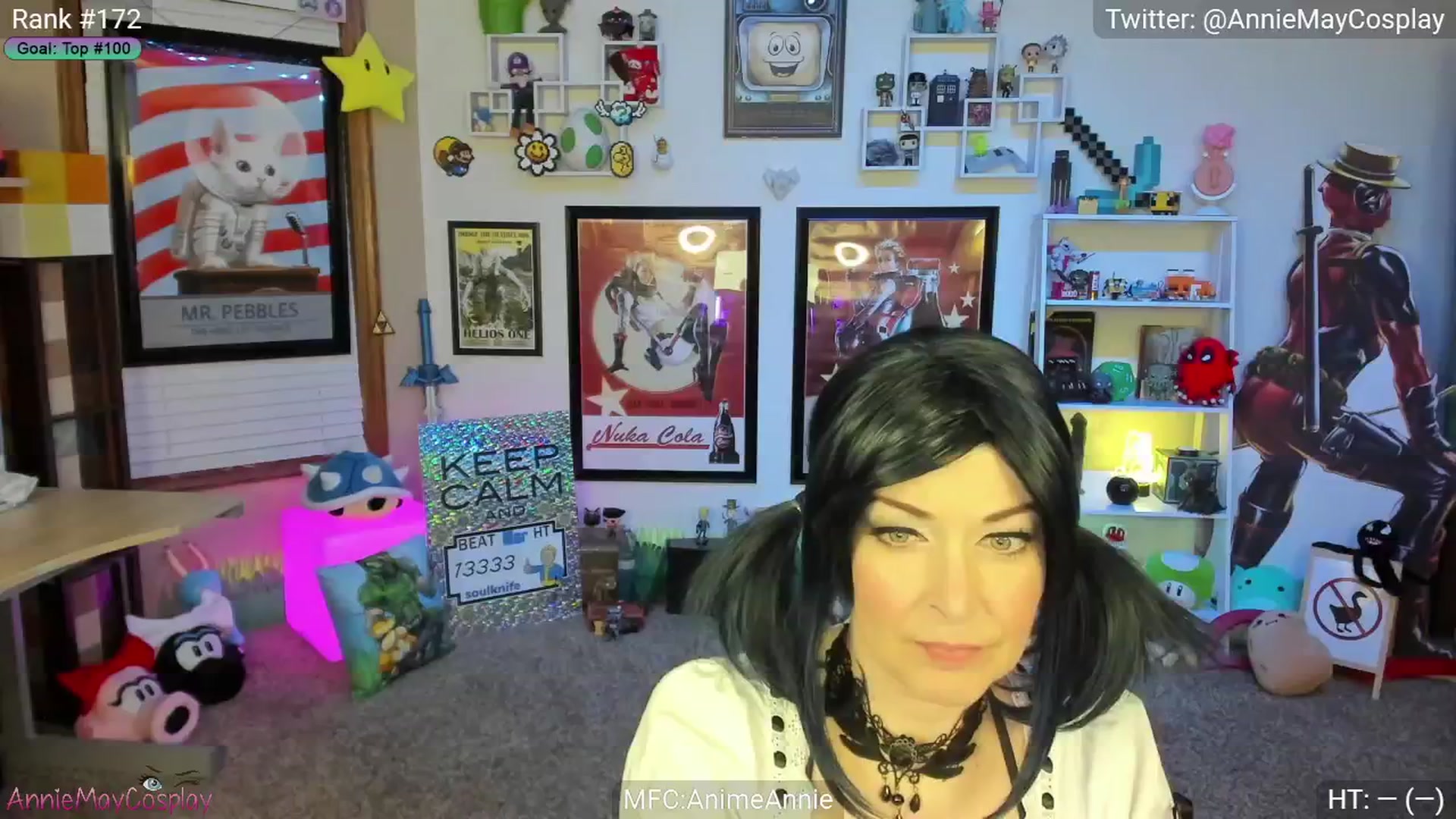 Gallery image thumbnail from AnimeAnnie's myfreecams stream on, 03/08/2025, 04:08 image 2 of 20