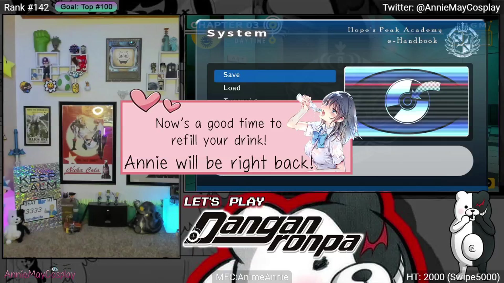 Gallery image thumbnail from AnimeAnnie's myfreecams stream on, 03/08/2025, 04:08 image 17 of 20