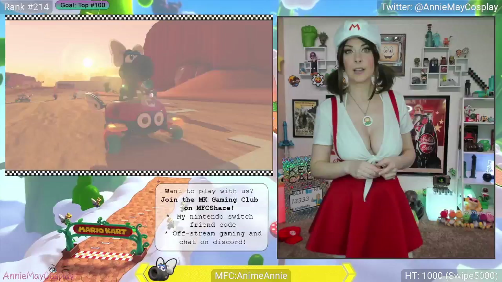Gallery image thumbnail from AnimeAnnie's myfreecams stream on, 03/11/2025, 03:24 image 15 of 20